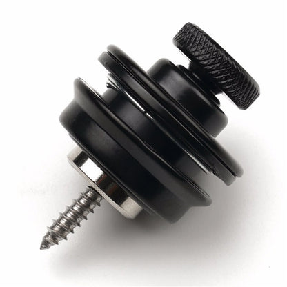 Miwayer Guitar Strap Lock 1 PCS Heavy Duty Metal Button Security Straplock for Electric Acoustic Guitar Bass Ukulele
