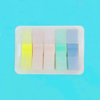 1 Box 100pcs Index Stickers Extractable Sticky Tabs Page Markers Sticky Index Tabs Writable Page Sticky Notes Transparent Color ALPENZO