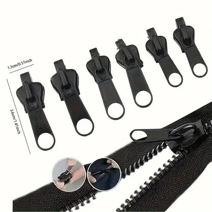 3 sizes universal Zipper Repair Kit Instant replacement zipper sewing clothes bag zipper tool accessories - ALPENZO