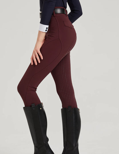 Professional horse riding pants silicone anti-slip quick-dry tight-fitting cycling sports pants for equestrian exams