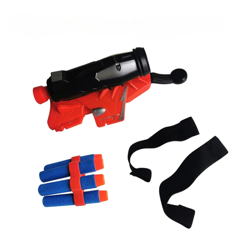 Soft Bullets Launcher Spray Wrist With Gloves Launching Soft Bomb Toy Gun Outdoor Games Toys ALPENZO