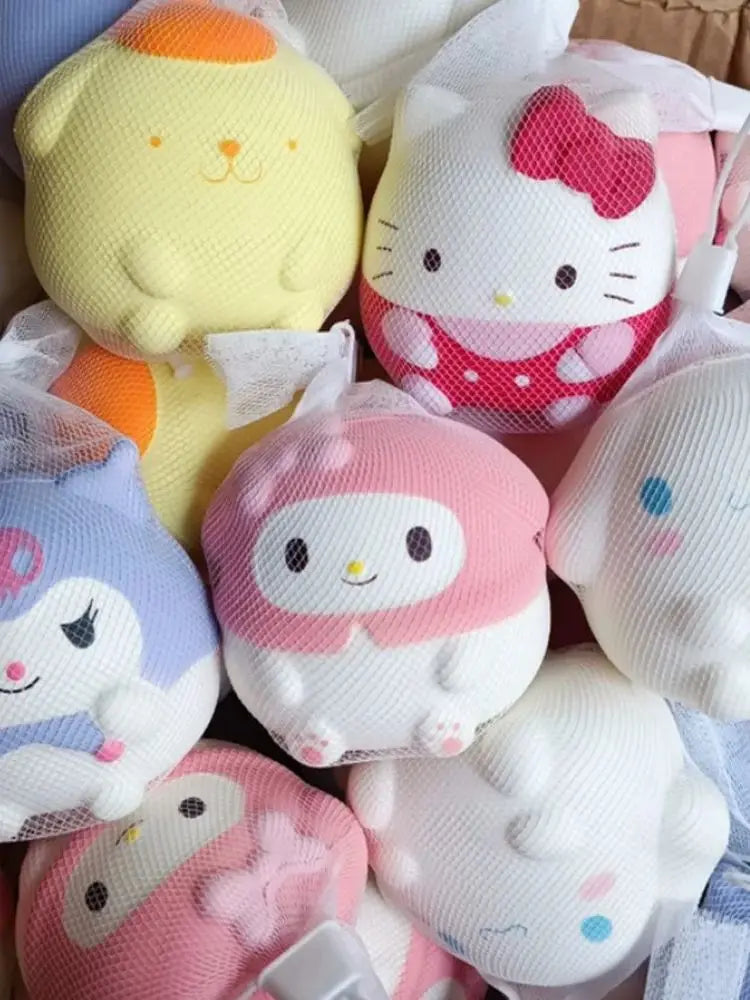 Kawaii Melody Decompression Kuromi Cinnamoroll Stress Relief Squishy Anime Cartoon Children's Hand Pinch Toy Healing Gift ALPENZO