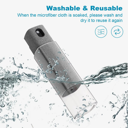 Microfiber Screen Cleaner Spray Bottle Set Mobile Phone Ipad Computer Microfiber Cloth Wipe Iphone Cleaning Glasses Wipes - ALPENZO