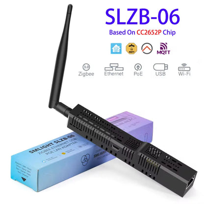 SMLIGHT SLZB-06/M/P7 Zigbee 3.0 to Ethernet,USB,and WiFi gateway coordinator with PoE,works with Zigbee2MQTT,Home Assistant,ZHA - ALPENZO