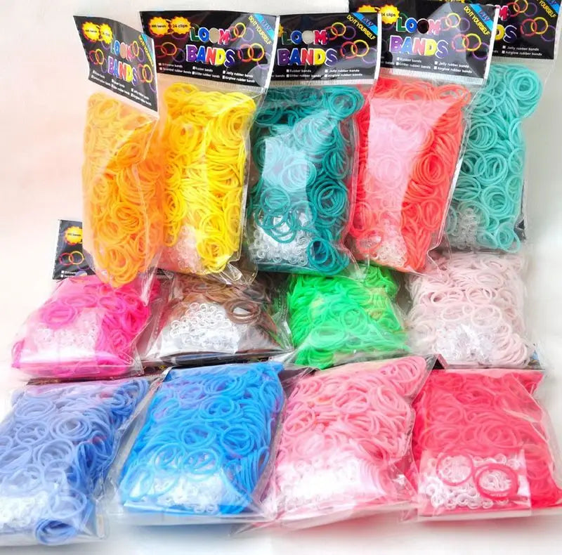 Pantone Color Western European Style Rubber Band Rainbow Knitting Machine Bracelets Loom Bands Arts & Crafts, DIY Toys ALPENZO
