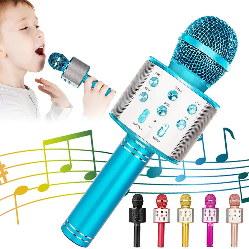 Fun Toys for 4-15 Year Old Girls, Handheld Karaoke Microphone for Kids Birthday Xmas Gifts for 8 9 10 11 Years Old Boys Girl ALPENZO