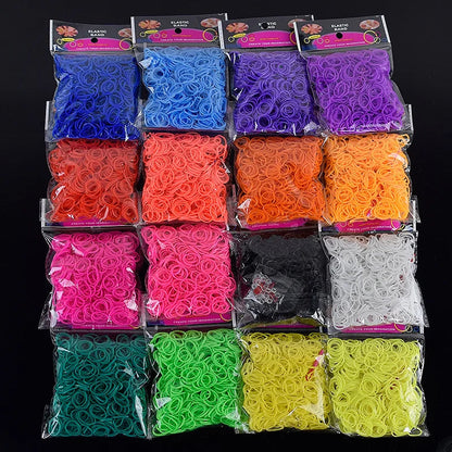 Pantone Color Western European Style Rubber Band Rainbow Knitting Machine Bracelets Loom Bands Arts & Crafts, DIY Toys ALPENZO