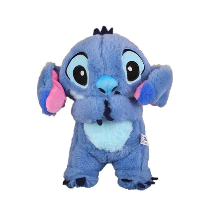 2024 New Lilo&Stitch Plush Doll Breath Child Peluche Kawaii Soothes Toy Anime Baby Music Light Sleep Toys Pink Stitch Kid Gifts ALPENZO