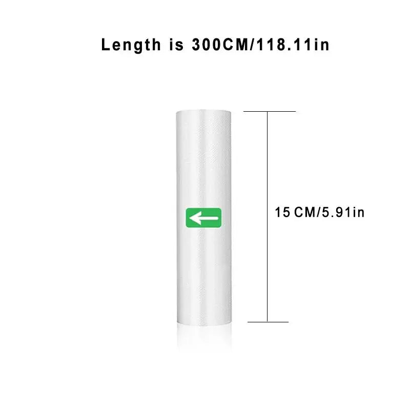 Sous Vide Roll Bags For Vacuum Packing Machine Packaging Food Storage Vacuum Bags for Vacuum Sealer length is 300CM - ALPENZO