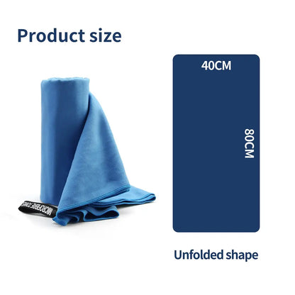 Fast Dry Sport Towel Multifunctional Travel Swimming Yoga Ultra Soft Lightweight Super Absorbent Microfiber Material for Gym