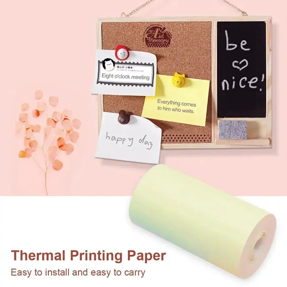 Thermal Paper MINI Printing Self-adhesive Label Sticker For Mini Printers Pose Machine Kid Camera Stickers 57mm Width Rolls - ALPENZO
