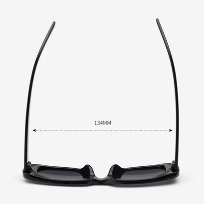 Box black new sunglasses male European glasses female retro anti-UV sunglasses