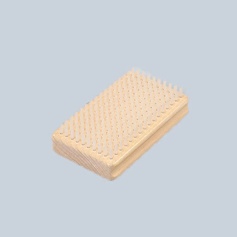 NEW 1PC Wooden Handle Brass/ Nylon/ Horsehair Ski Waxing Brush Snowboard Maintenance Tool