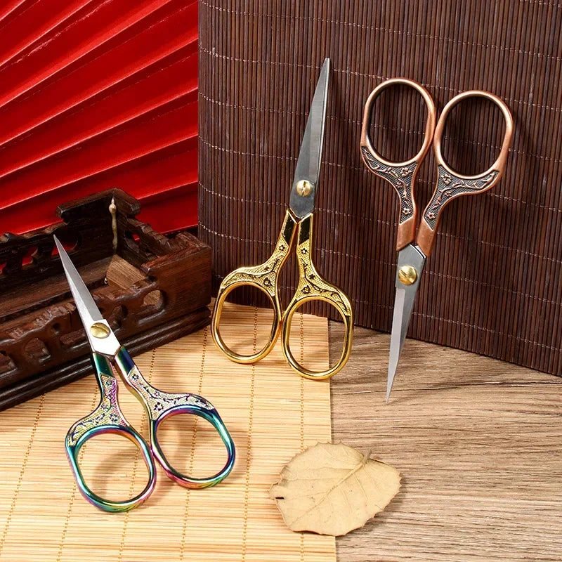 Stainless Steel Scissor Fabric Thread Sewing Scissor Colorful Handicraft Household Embroidery Sewing Shears Embroidery Scissors - ALPENZO