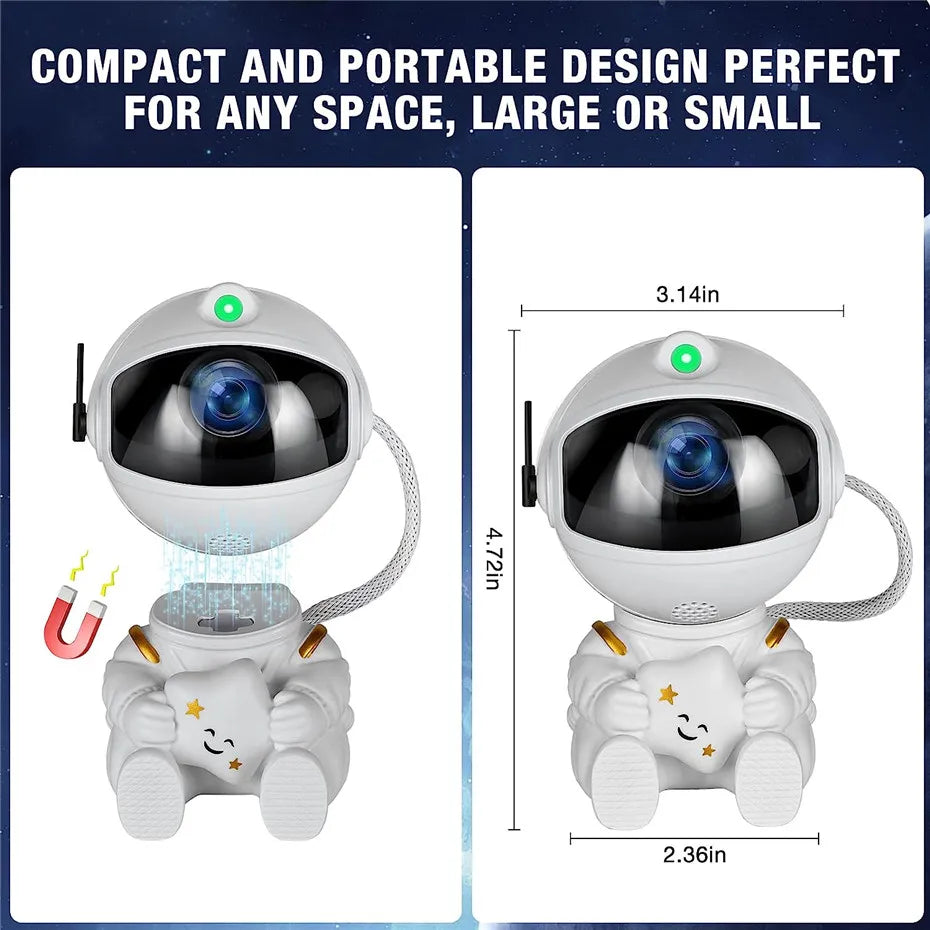 Galaxy Star Astronaut Projector Light Starry Sky Porjectors Lamp Decoration Bedroom Room Nebula LED Night Light Children Gifts ALPENZO