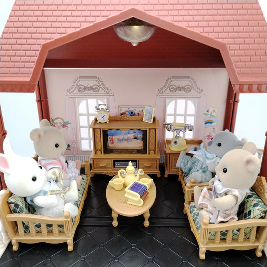 miniature items dollhouse furniture accessories living room bedroom supermarket shopping games family interaction doll kids toys ALPENZO