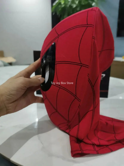 New Spider-man:no Way Home Spider Man Mask Luxury Helmet Rechargeable Remote Eyes Movable Mask Cosplay Decoration Gift Toys ALPENZO