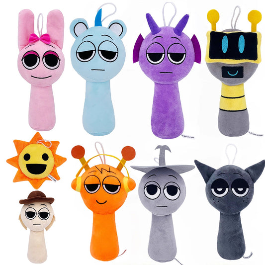 Sprunki Plush Toys Sprunki Incredibox Plush Doll Sprunki Game Cartoon Pillow Kids Birthday Gifts Stuffed Dolls Christmas Gift ALPENZO