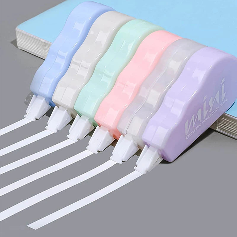 1 Set/6 Piece Cute Kawaii Macaron Correction Tape Altered Tools School Office Corrector Stationery Kids Sweet Novelty Supplies ALPENZO