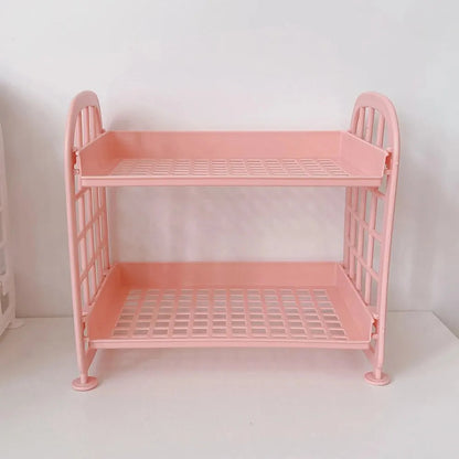 1PC High Appearance Horizontal Desktop Storage Shelf Simple Multi-storey Dormitory Storage Shelf Computer Office Available ALPENZO