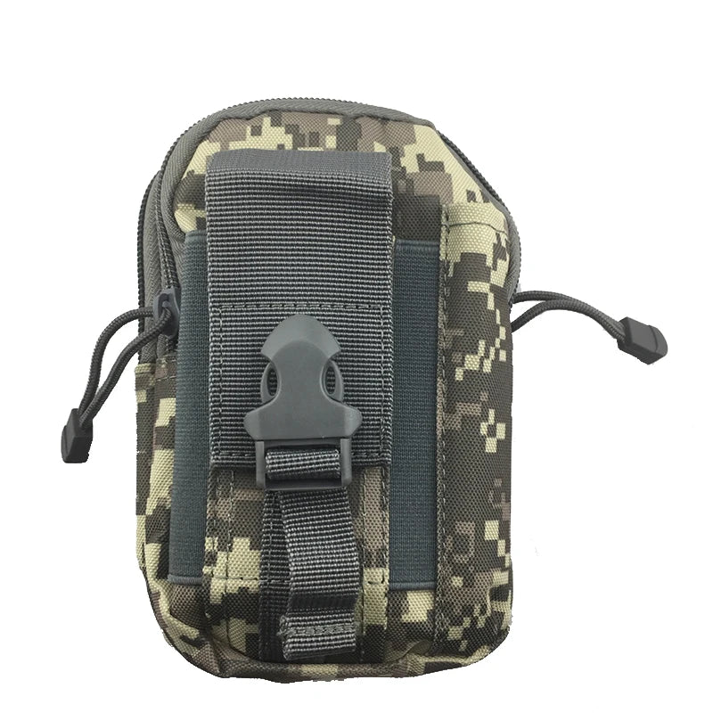 Molle Bag Waist Bag Camouflage Waterproof Nylon Multifunctional Casual Men Waist Bag Men Small Bag Phone Case