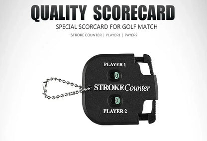 Mini Handy Golf Shot Count Stroke Putt Score Counter Two Digits Scoring Keeper With Key Chain Golf Accessorie Golf Training Aids