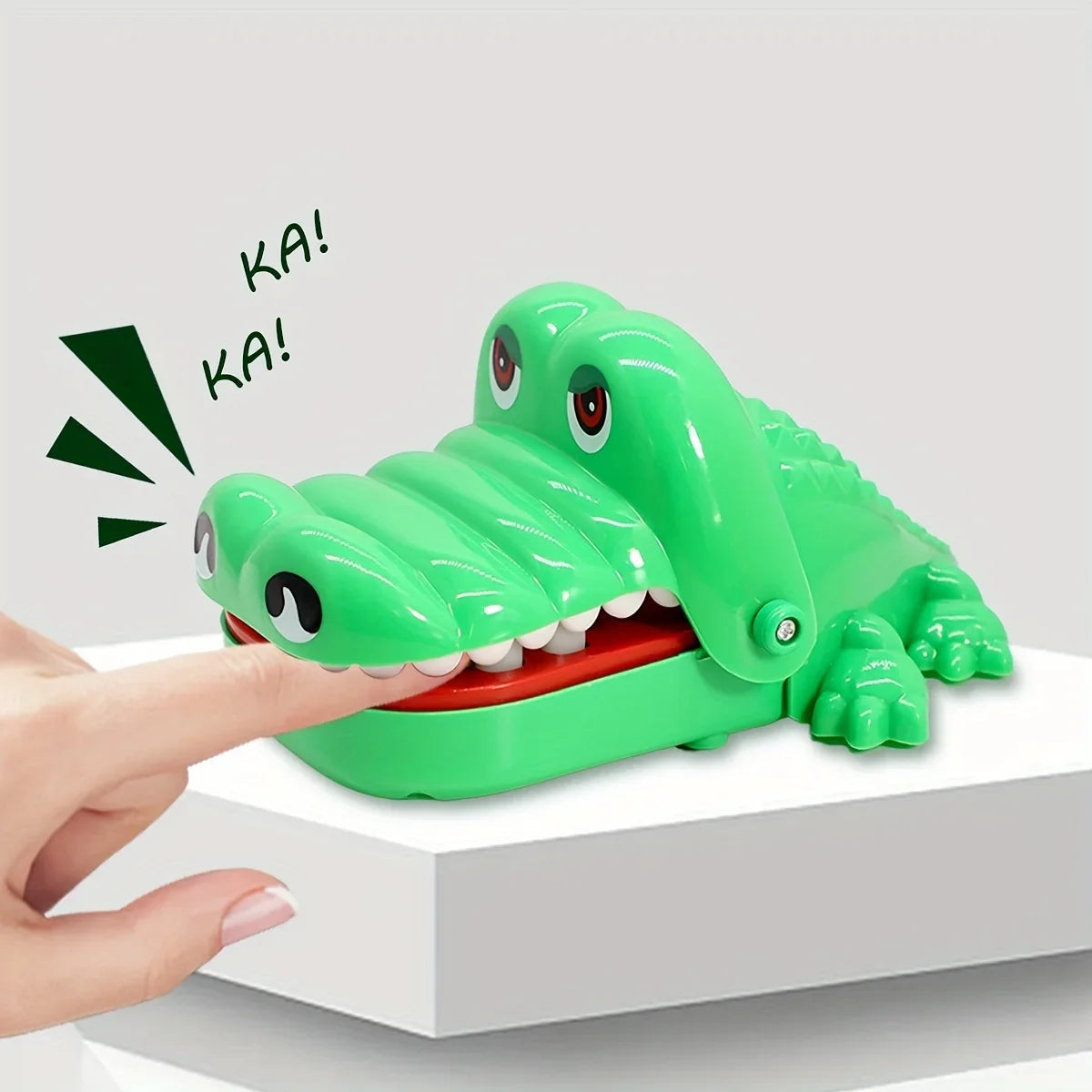 Crocodile Teeth Toys Children's Crocodile Bites Fingers Reaction Training Novelty Children's Lucky Game Trick Decompression Toy ALPENZO