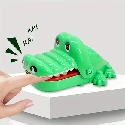 Crocodile Teeth Toys Children's Crocodile Bites Fingers Reaction Training Novelty Children's Lucky Game Trick Decompression Toy ALPENZO