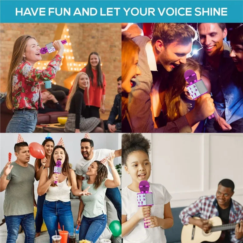 Fun Toys for 4-15 Year Old Girls, Handheld Karaoke Microphone for Kids Birthday Xmas Gifts for 8 9 10 11 Years Old Boys Girl ALPENZO