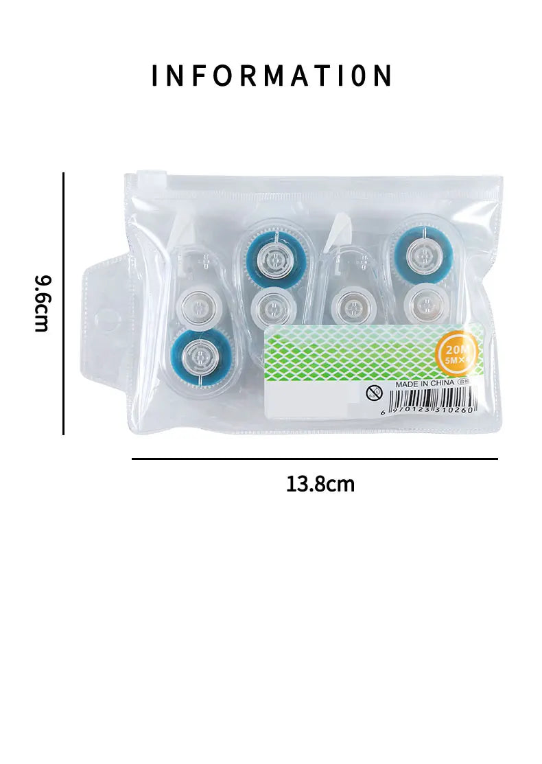 (4pcs/1set)Double-Sided Adhesive Dots Glue Tape, Acid Free & Archival-Safe, Permanent Tape Roller Tape Runner, Adhesive Tape Dis ALPENZO
