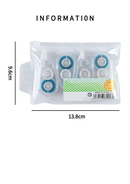 (4pcs/1set)Double-Sided Adhesive Dots Glue Tape, Acid Free & Archival-Safe, Permanent Tape Roller Tape Runner, Adhesive Tape Dis ALPENZO