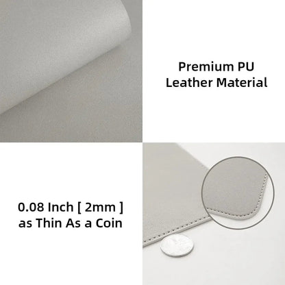 1 Pcs Large Size 60*30mm Office Desk Protector Mat PU Leather Waterproof Mouse Pad Desktop Keyboard Desk Pad Gaming Mousepad ALPENZO