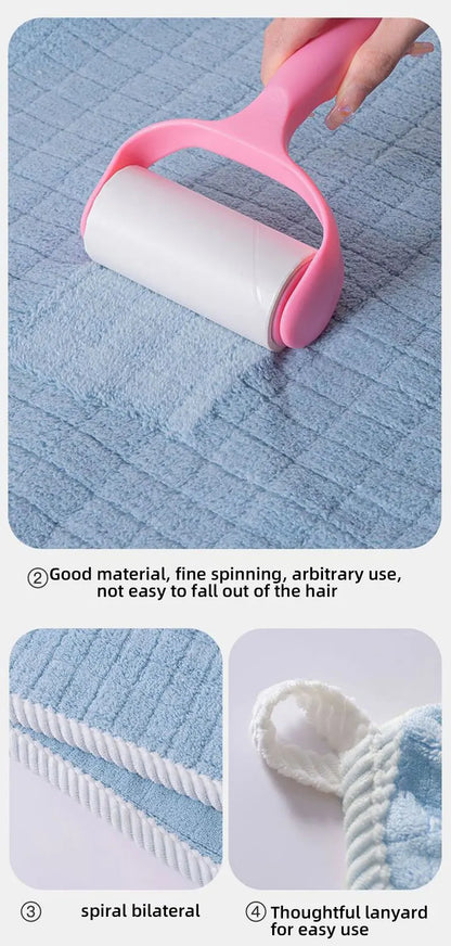 Square Spiral Bath Towel Designer Solid Color Quick Drying Water Absorbing Dry Hair Household And Daily Use Soft Square-Towels - ALPENZO