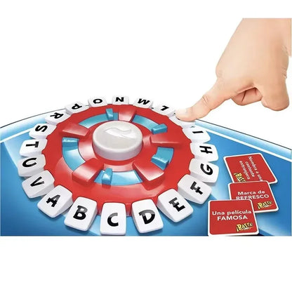 New Basta Spanish  Word Game -  Spanish Version Quick Thinking Letter Pressing Board Game-