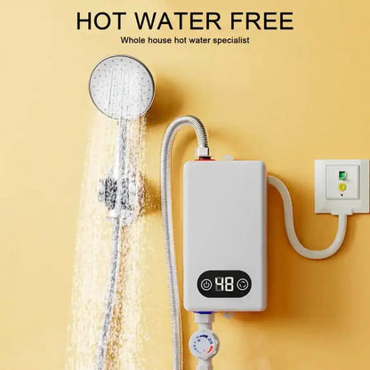 Instant Electric Water Heater Memory Function Frequency Conversion Constant Temperature Water Heating Machine 220V 4500W - ALPENZO