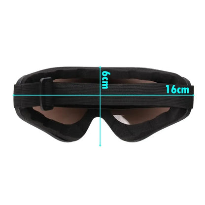 DIZETION 1Pc Winter Windproof Skiing Glasses Goggles Outdoor Sports Eyewear Glasses Ski Dustproof Cycling Lens Frame Sunglasses