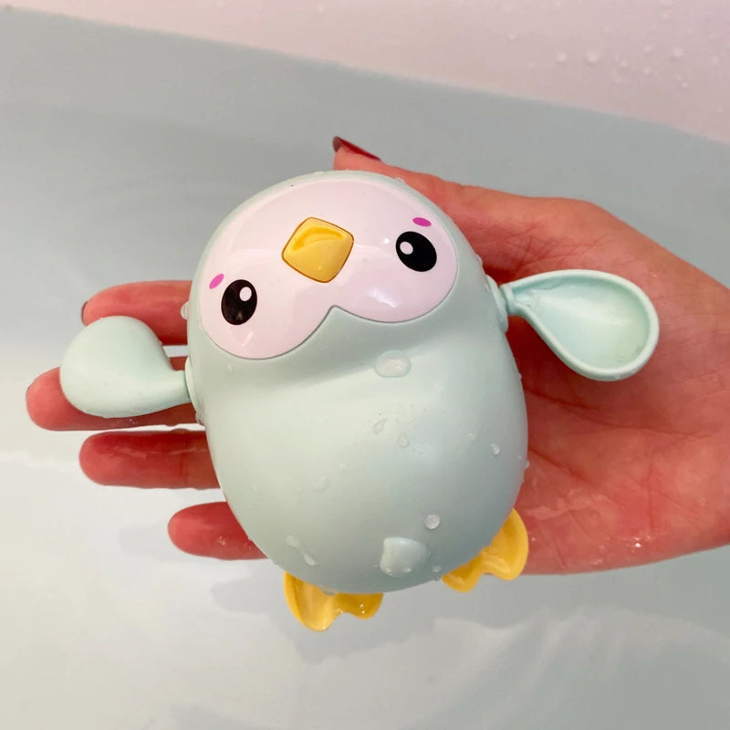 Baby Bath Toys Bathing Cute Swimming Turtle Whale Pool Beach Classic Chain Clockwork Water Toy For Kids Water Playing Toys ALPENZO