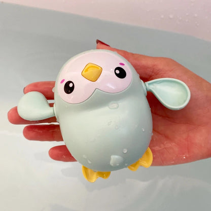Baby Bath Toys Bathing Cute Swimming Turtle Whale Pool Beach Classic Chain Clockwork Water Toy For Kids Water Playing Toys ALPENZO