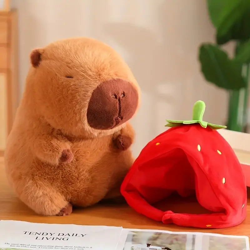 23cm Capybara Plush Simulation Capibara Anime Fluffty Toy Cute Doll Stuffed Animals Soft Doll Plush Christmas Thanksgiving Gift ALPENZO