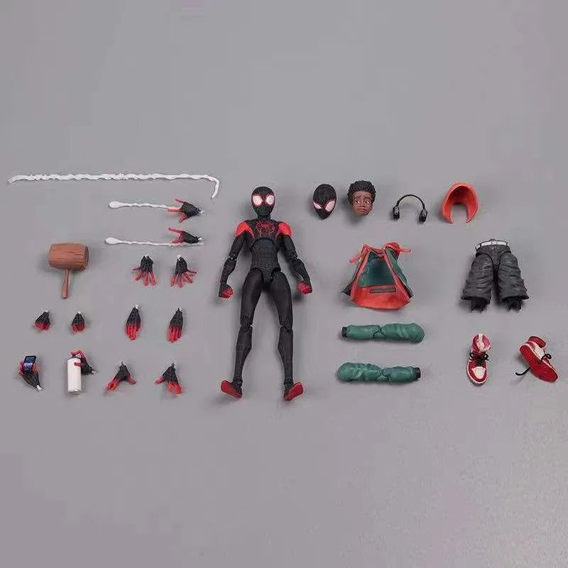 Marvel's Spider-Man Event Model Spider-Man Miles · SV · SHF· Morales Penny · Parker Anime Character Statue Toy ALPENZO