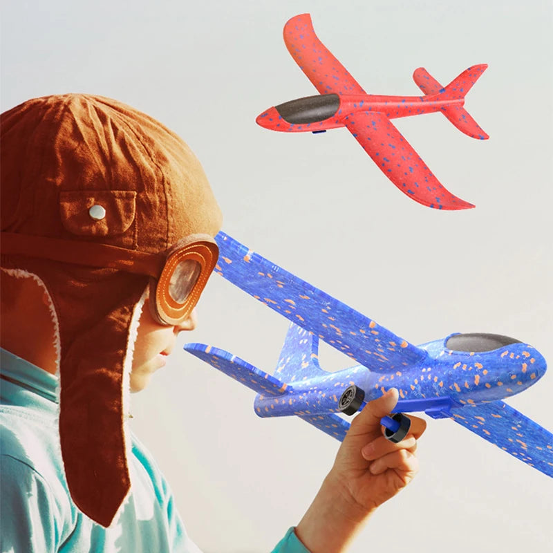 Children's Foam Ejection Aircraft Toys Parent-Child Interaction Outdoor Foam Aircraft Park ALPENZO