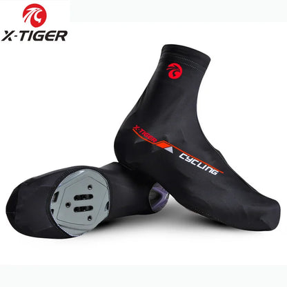 X-TIGER Cycling Shoe Cover Winter Thermal Fleece MTB Bicycle Overshoes Women Men Road Racing Bike Shoes Cover
