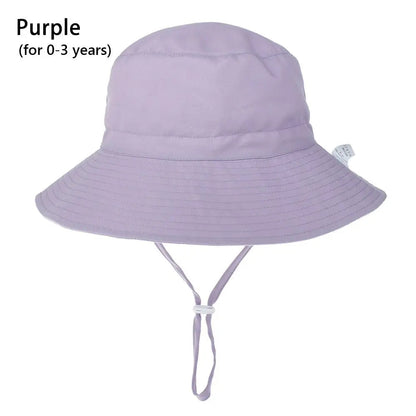 Outdoor Beach Hat Summer Baby Sun Hat for Girls Boys Kids Bucket Cap 0-8 Years ALPENZO