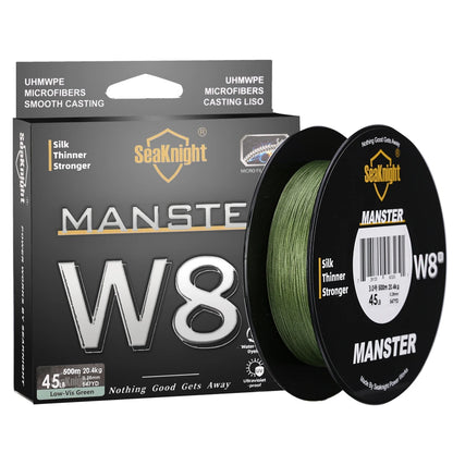 SeaKnight Brand W8 II Series 8 Strands Fishing Line Advanced Wide Angle Technology Braided PE Line Freshwater Saltwater Fishing