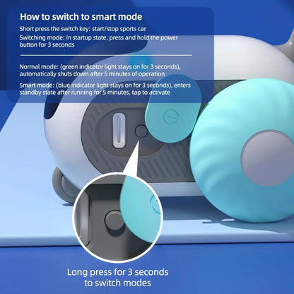 Smart Cat Toy 2 Modes Automatic Moving Remote Controlled Toy Car for Cats Dogs Interactive Playing Kitten Training Pet Supplies - ALPENZO