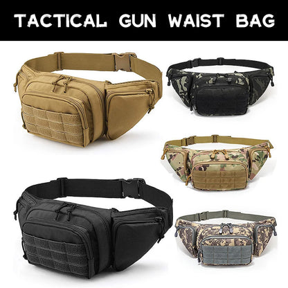 Molle Gun Holster Fanny Pack Fits Glock K Ruger S&W M&amp P Shield Taurus Sig Sauer Springfield Beretta Kimber Walther