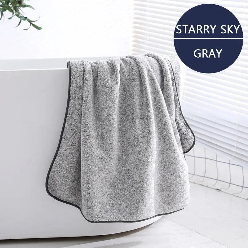 1PCS Thickened Bath Towels for The Body Microfiber Towel for Gym Sports Shower Robe for Spa Beath Home - ALPENZO