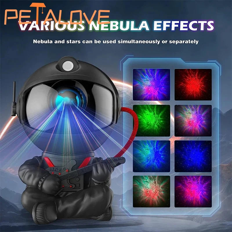 Galaxy Star Astronaut Projector Light Starry Sky Porjectors Lamp Decoration Bedroom Room Nebula LED Night Light Children Gifts ALPENZO