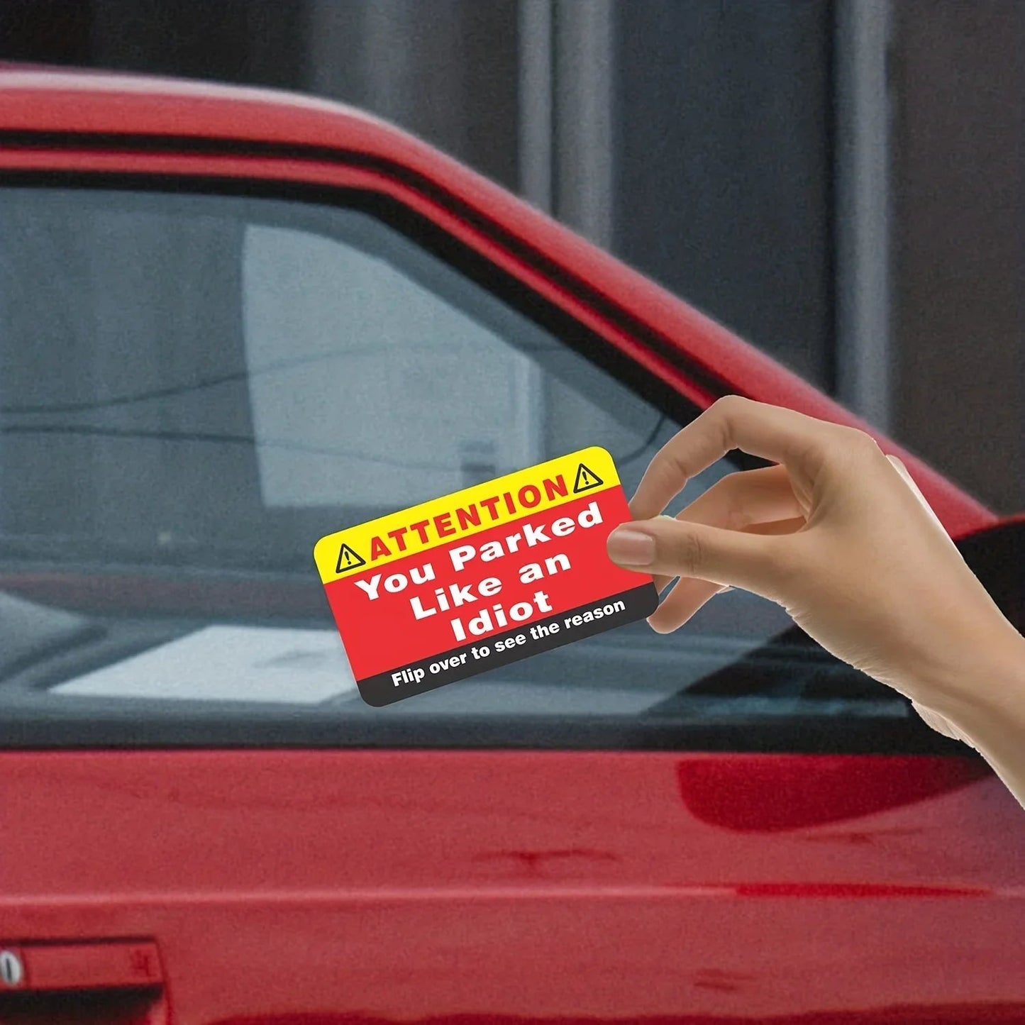 You Park Like an Idiot Business Cards (Pack of 50) Bad Parking Cards Multiple Reason Violation Adult Sock Stuffer ALPENZO