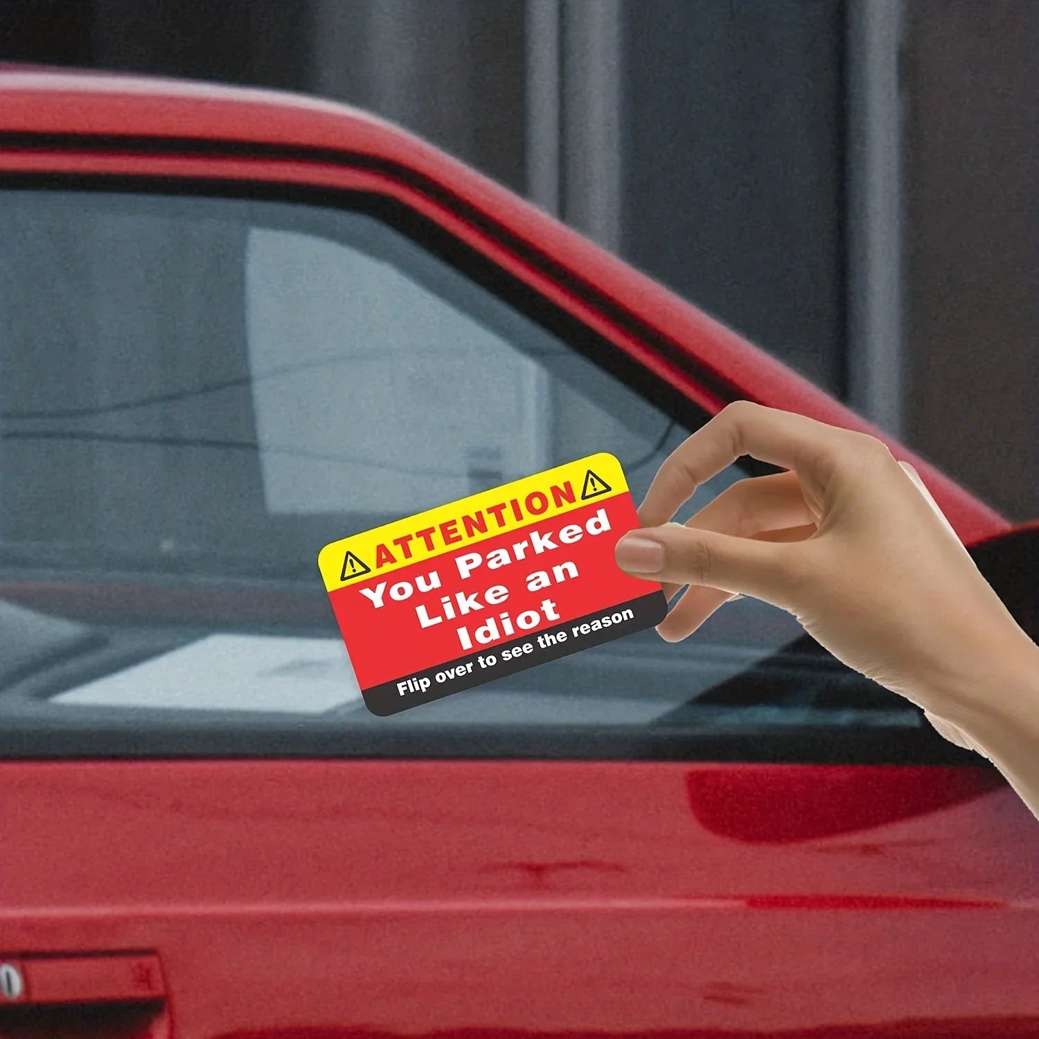 You Park Like an Idiot Business Cards (Pack of 50) Bad Parking Cards Multiple Reason Violation Adult Sock Stuffer ALPENZO